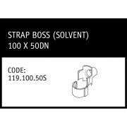 Marley Solvent Joint Strap Boss Solvent 100 x 50DN - 119.100.50S